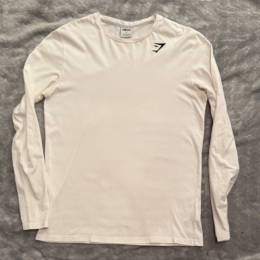 Gymshark white Long Sleeve Tee